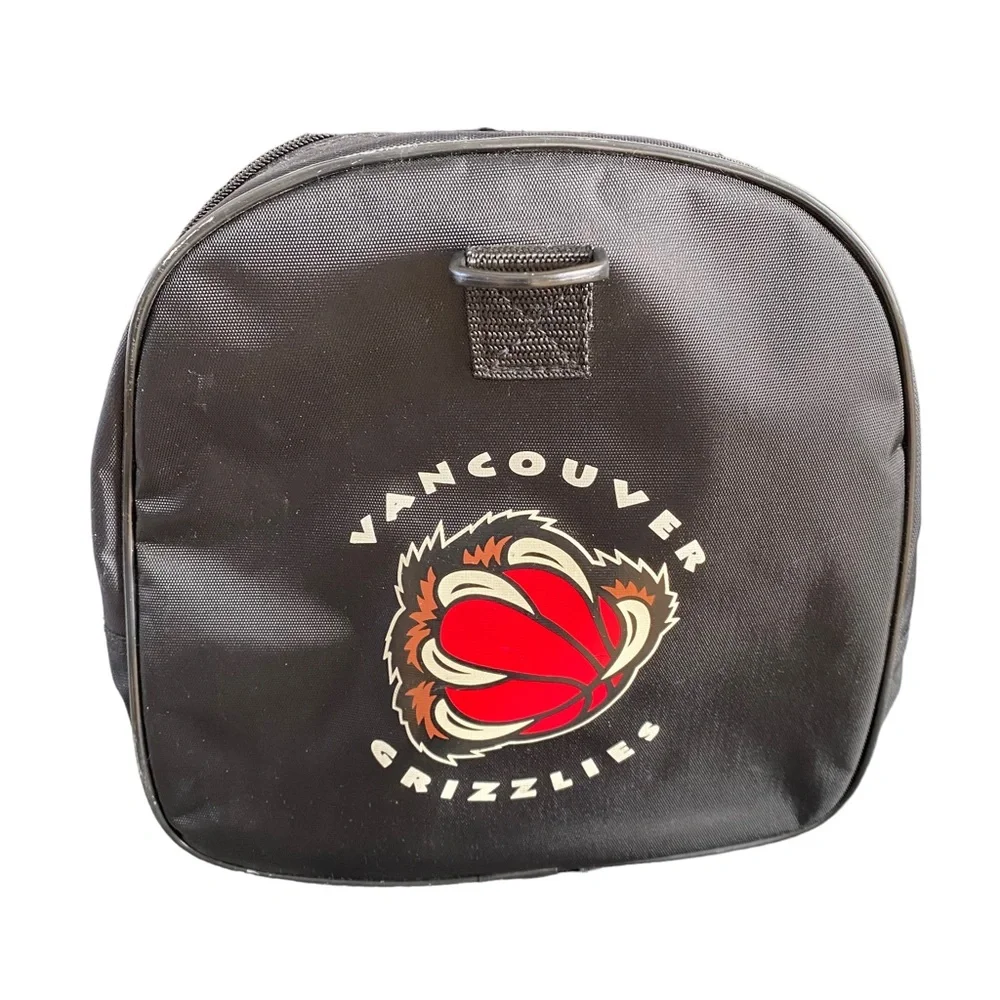 Champion Vintage Vancouver Grizzlies Duffle Bag NBA Basketball Travel 90s Black